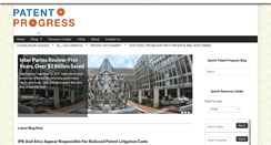 Desktop Screenshot of patentprogress.org