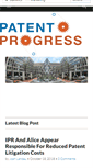 Mobile Screenshot of patentprogress.org